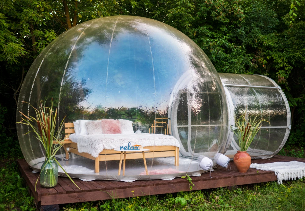 bubble tent ideas